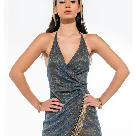 Elegant Glitter Dress - Picture 1 of 11